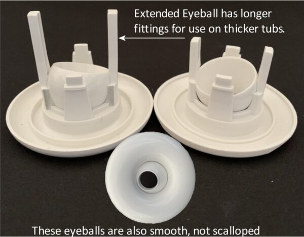 Whirlpool Eyeball Extended White