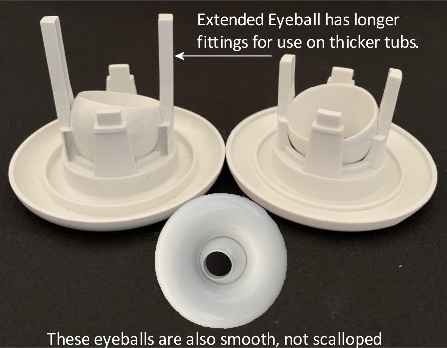 Whirlpool Eyeball Extended White